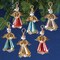 Solid Oak Nostalgic Christmas Golden Crystal Angels Ornament Kit